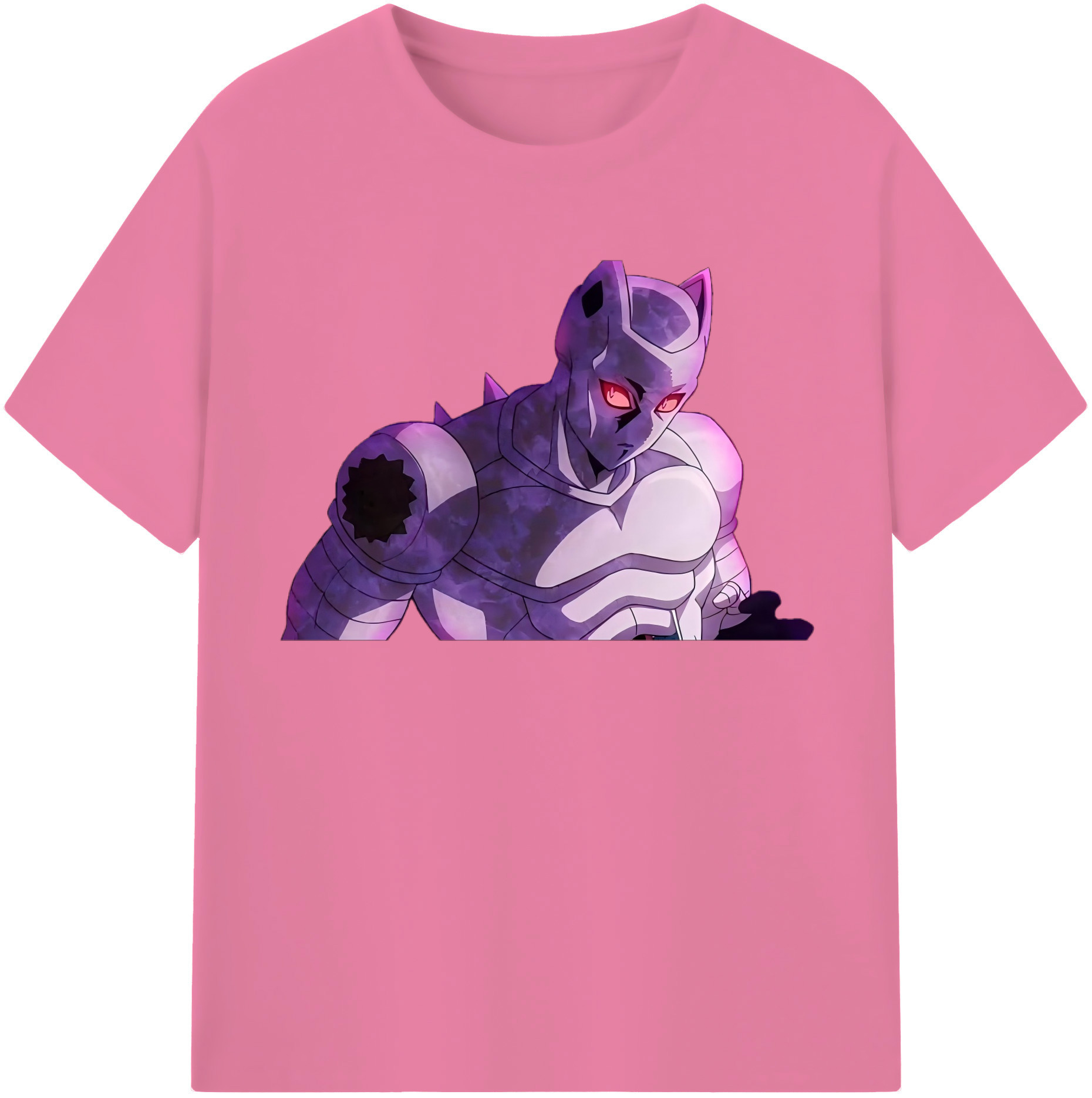 （画像用） ジョジョの奇妙な冒険 きら よしかげ JoJo's Bizarre Adventure Kira Yoshikage 綿100％半袖Tシャツ（フロントプリント）